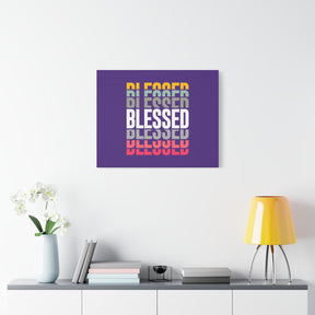 Blessed Matte Canvas, Stretched, 1.25"