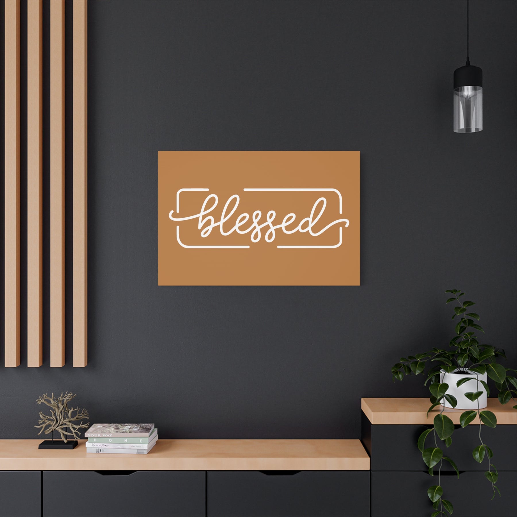 Blessed Matte Canvas, Stretched, 1.25"