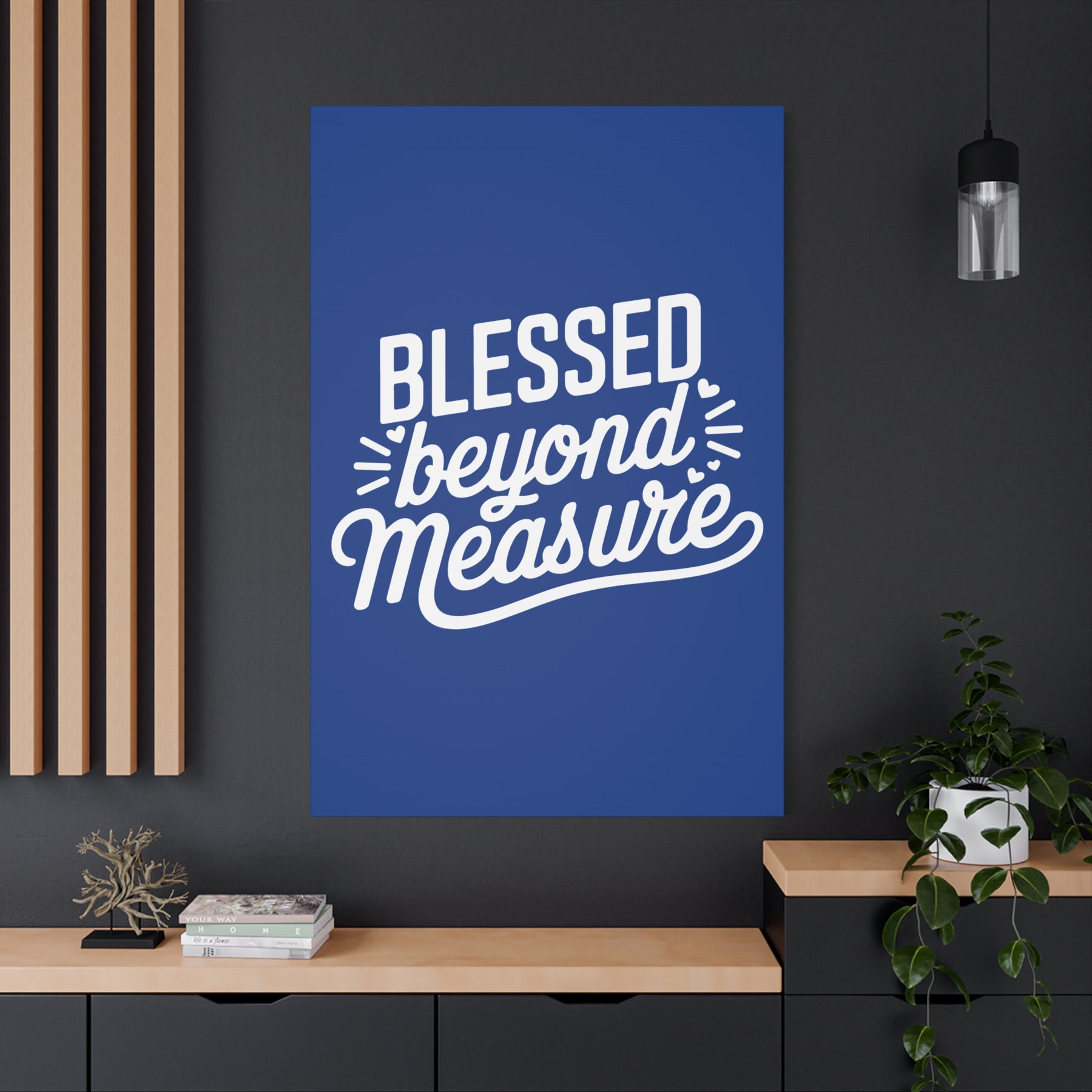 Blessed beyond Measure Matte Canvas, Stretched, 1.25"