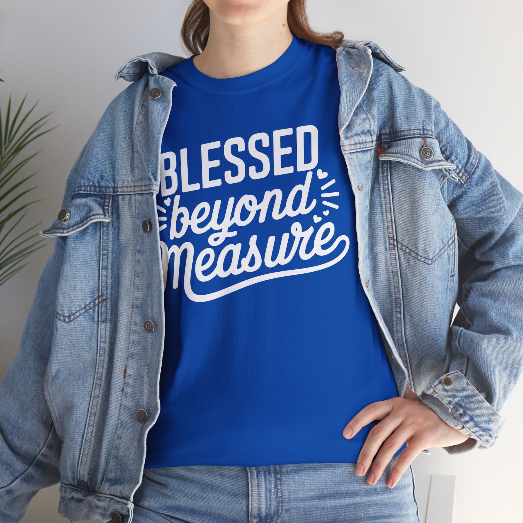 Blessed beyond measure Unisex Heavy Cotton Tee