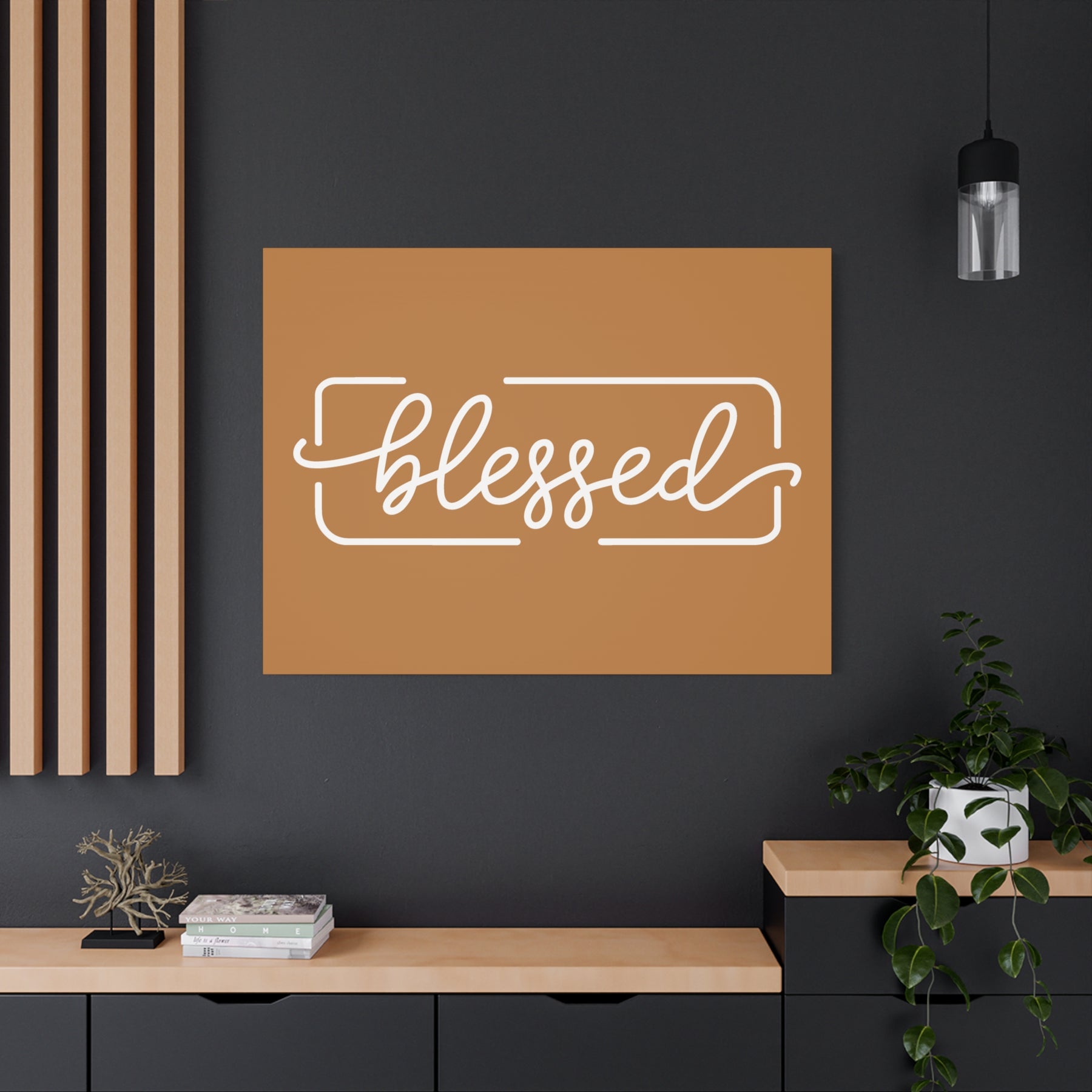 Blessed Matte Canvas, Stretched, 1.25"