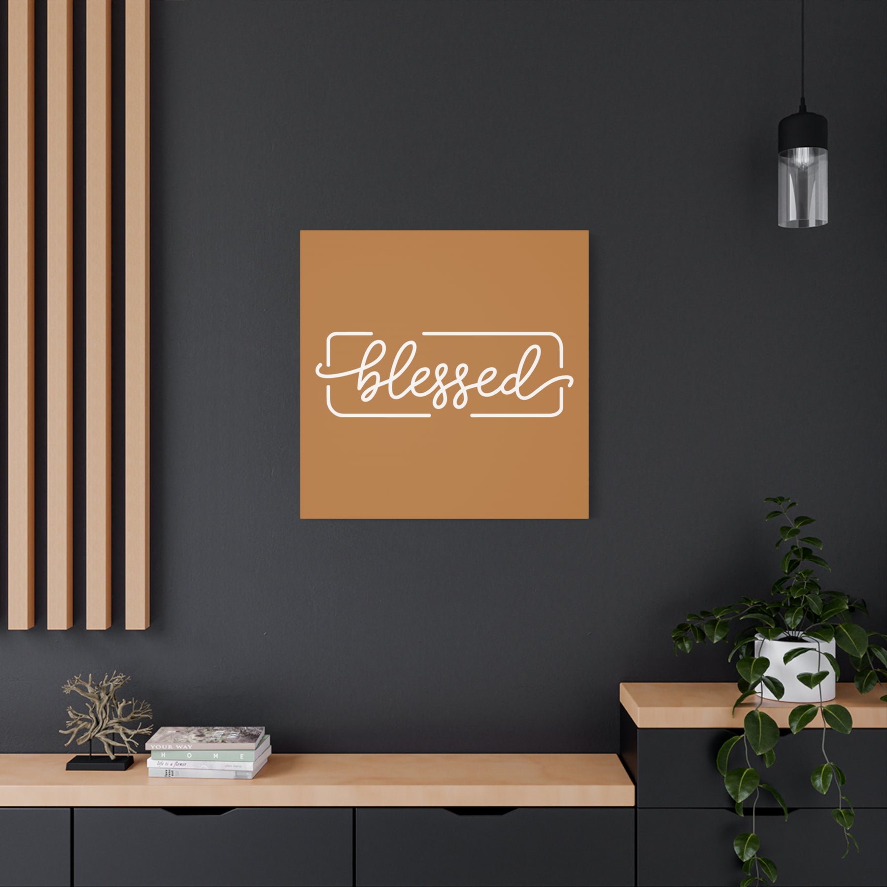 Blessed Matte Canvas, Stretched, 1.25"