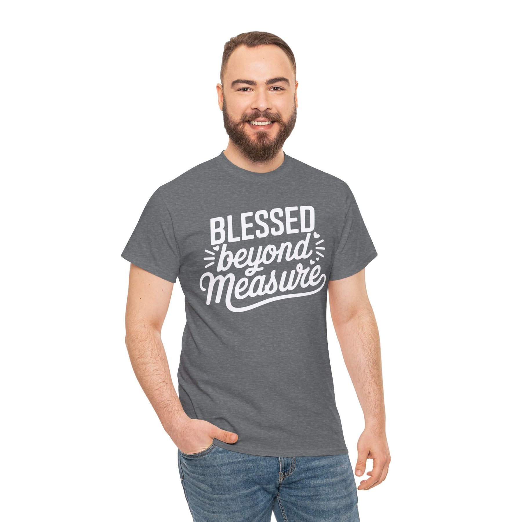 Blessed beyond measure Unisex Heavy Cotton Tee