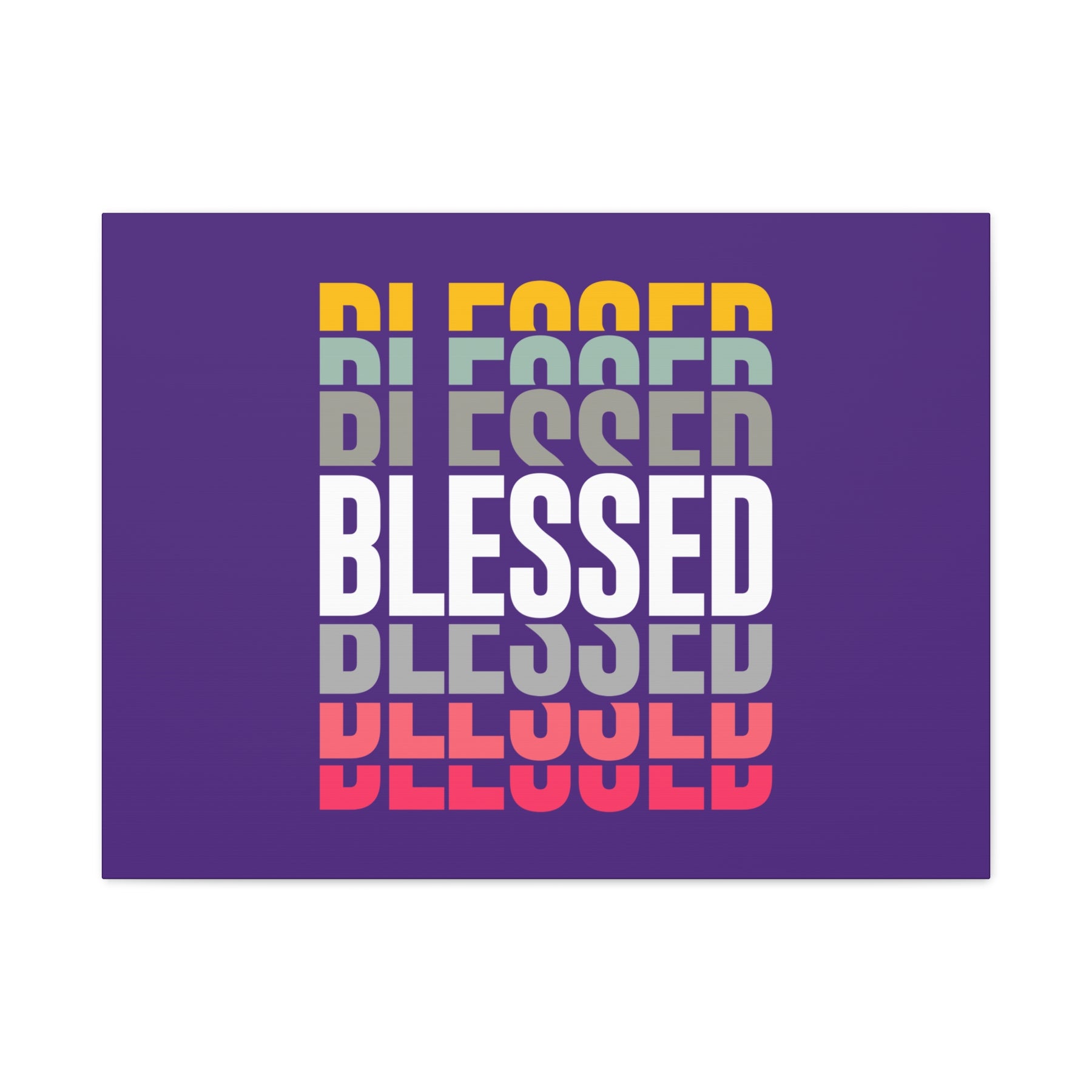 Blessed Matte Canvas, Stretched, 1.25"