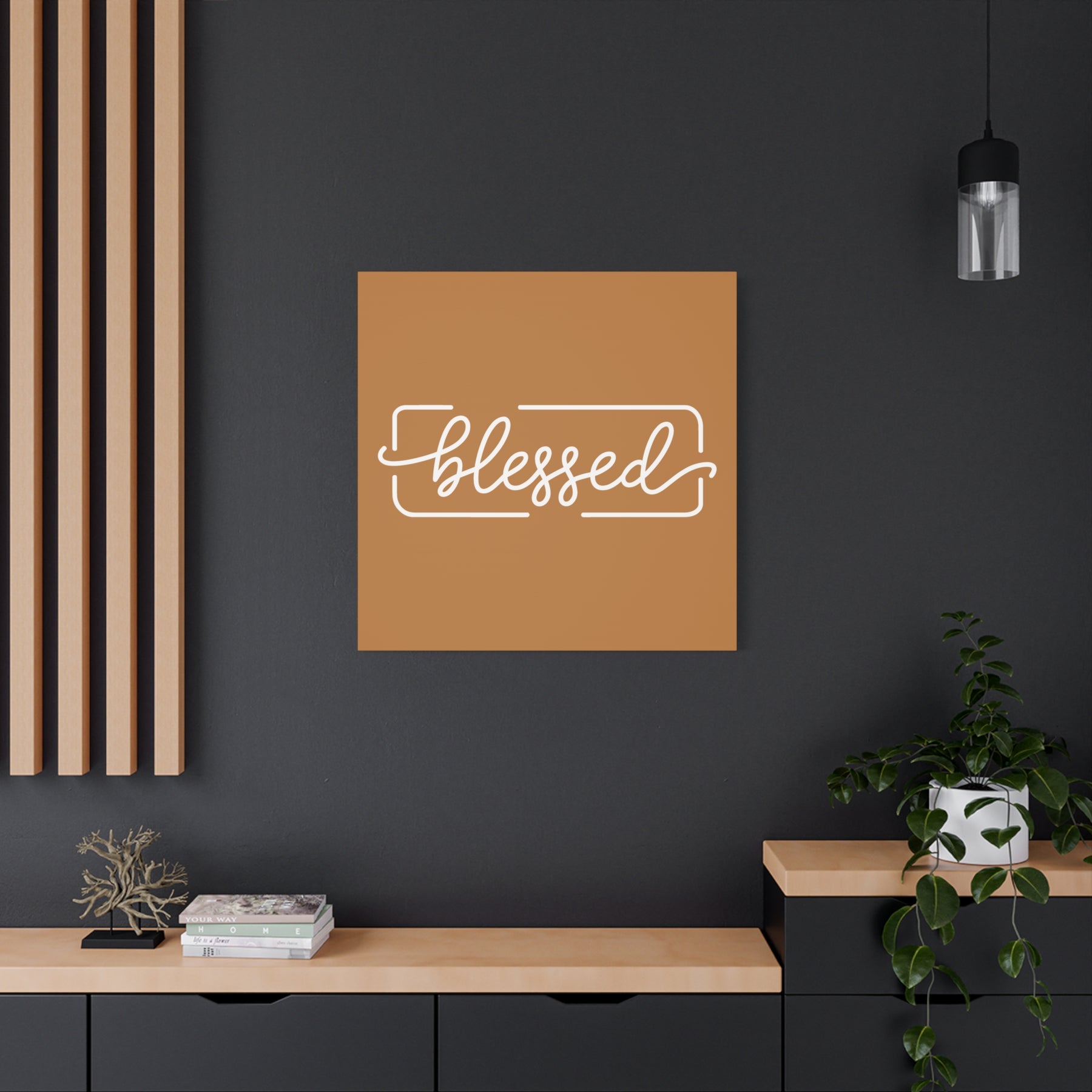 Blessed Matte Canvas, Stretched, 1.25"