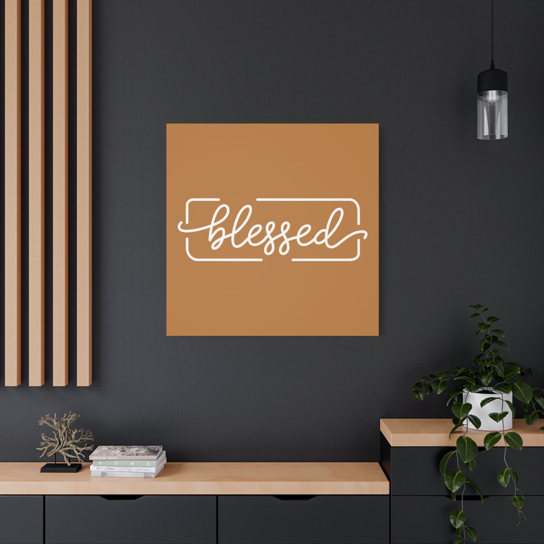 Blessed Matte Canvas, Stretched, 1.25"