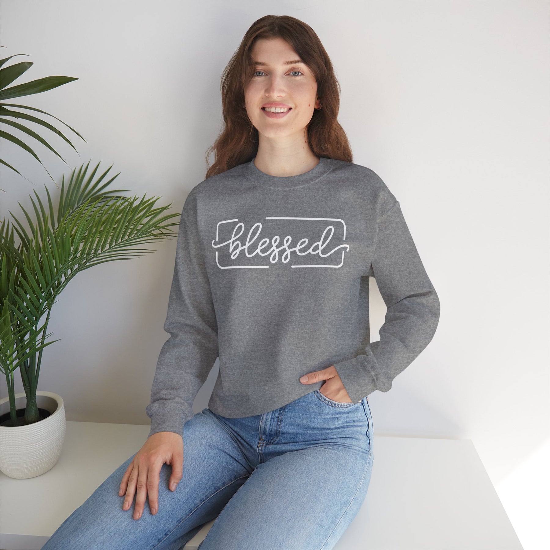 Blessed Unisex Heavy Blend™ Crewneck Sweatshirt