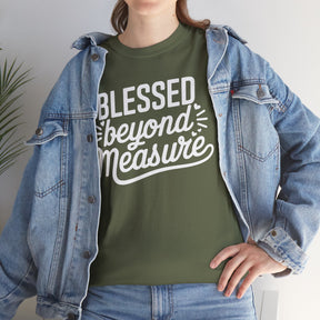 Blessed beyond measure Unisex Heavy Cotton Tee