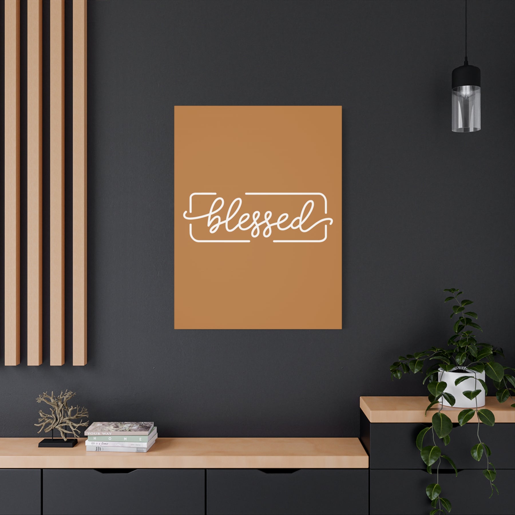 Blessed Matte Canvas, Stretched, 1.25"