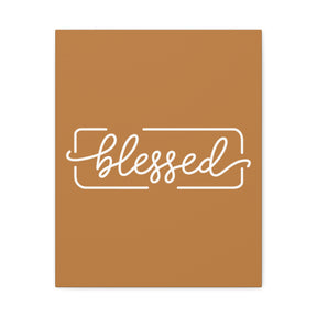 Blessed Matte Canvas, Stretched, 1.25"