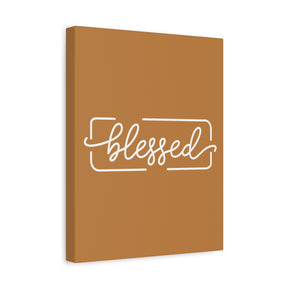 Blessed Matte Canvas, Stretched, 1.25"