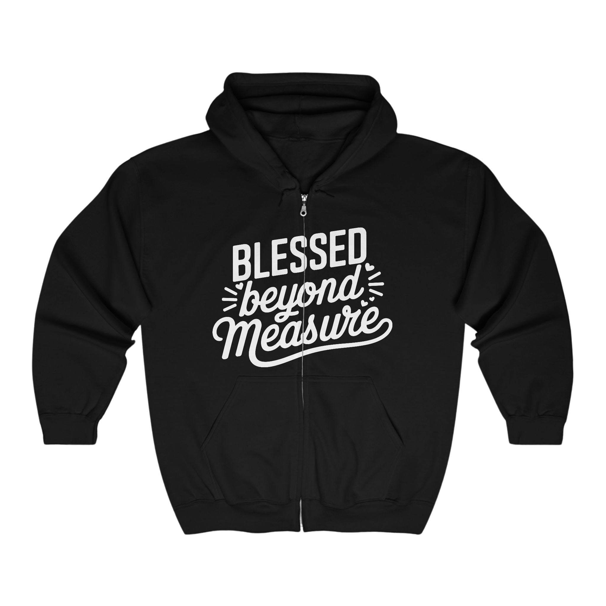 Blessed beyond Measure Unisex Heavy Blend™ Full Zip Hooded Sweatshirt