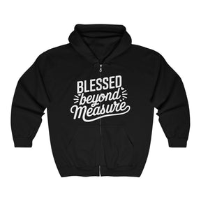 Blessed beyond Measure Unisex Heavy Blend™ Full Zip Hooded Sweatshirt