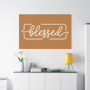 Blessed Matte Canvas, Stretched, 1.25"