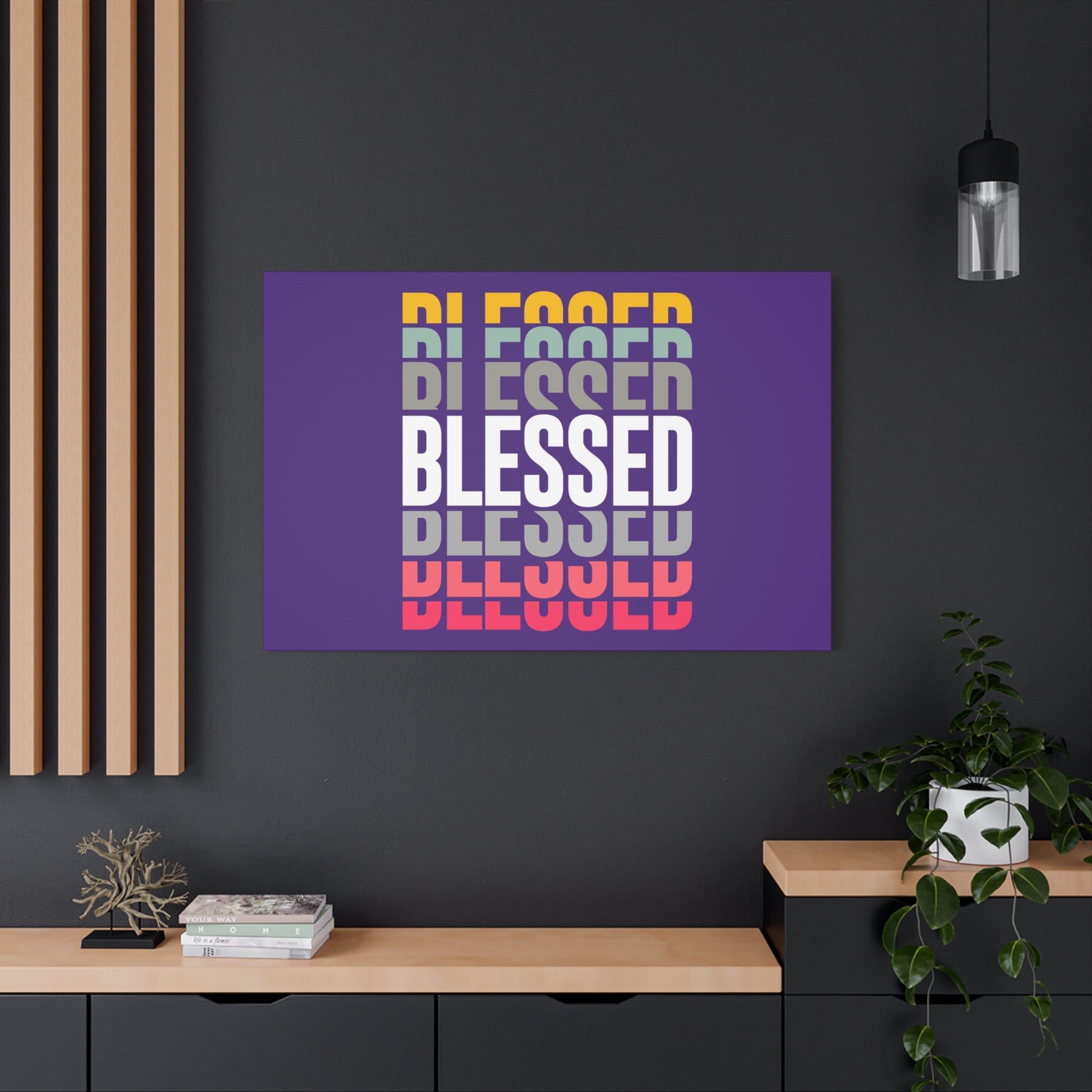 Blessed Matte Canvas, Stretched, 1.25"