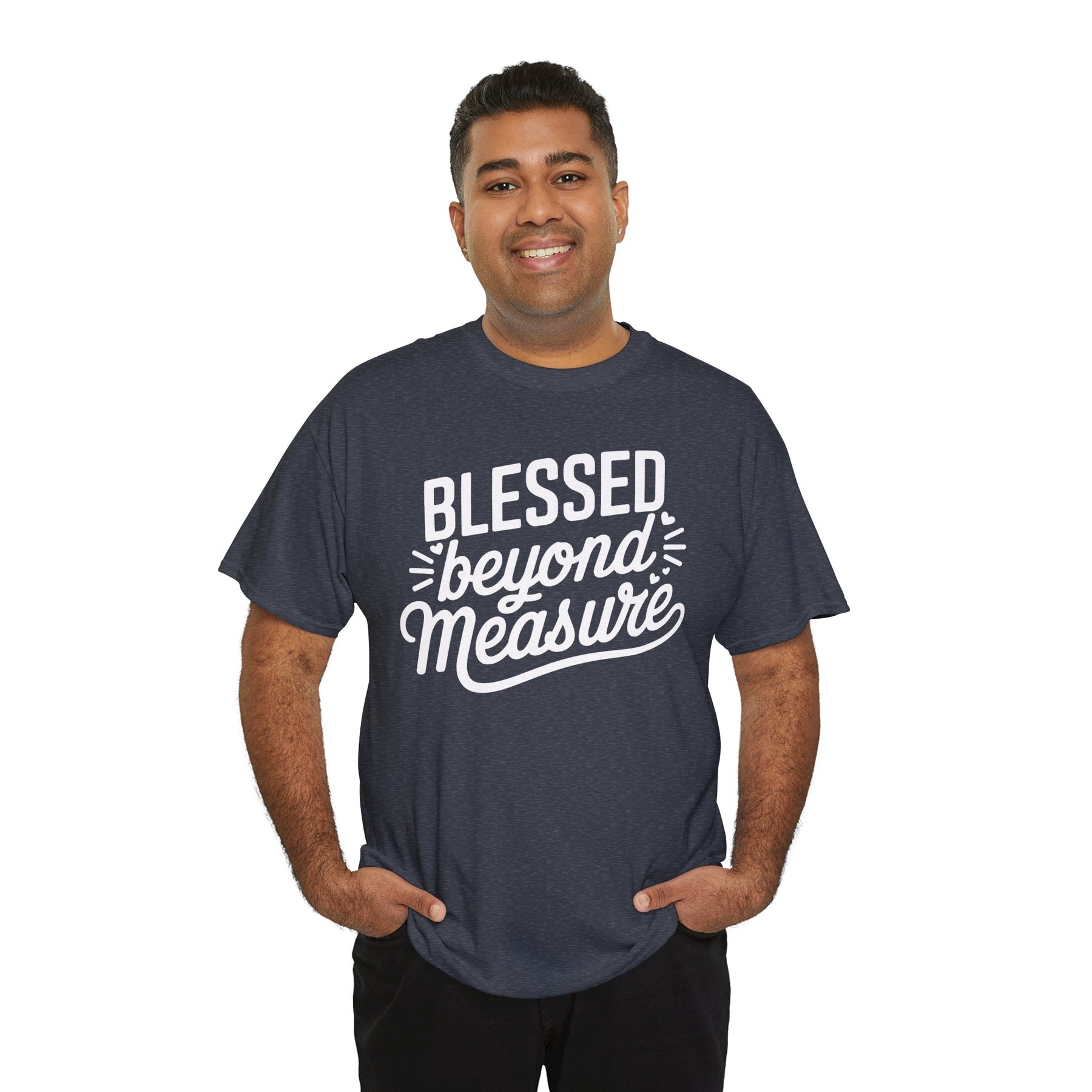 Blessed beyond measure Unisex Heavy Cotton Tee