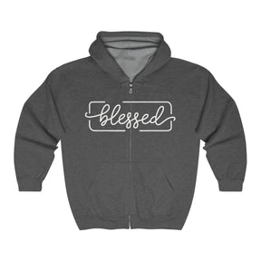 Blessed Unisex Heavy Blend™ Full Zip Hooded Sweatshirt