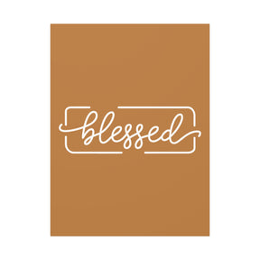 Blessed Matte Canvas, Stretched, 1.25"