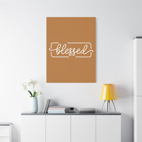 Blessed Matte Canvas, Stretched, 1.25"