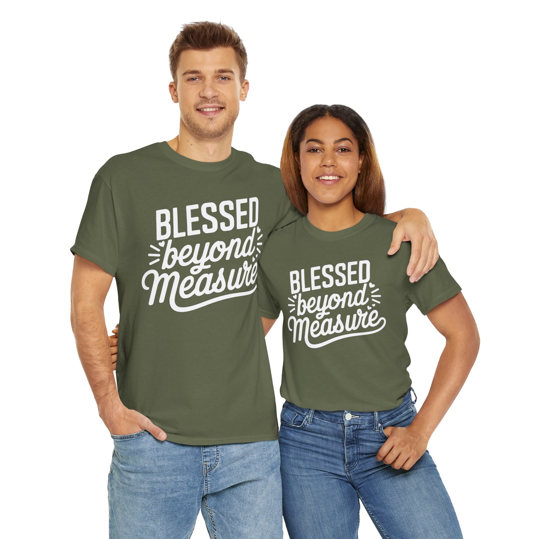 Blessed beyond measure Unisex Heavy Cotton Tee