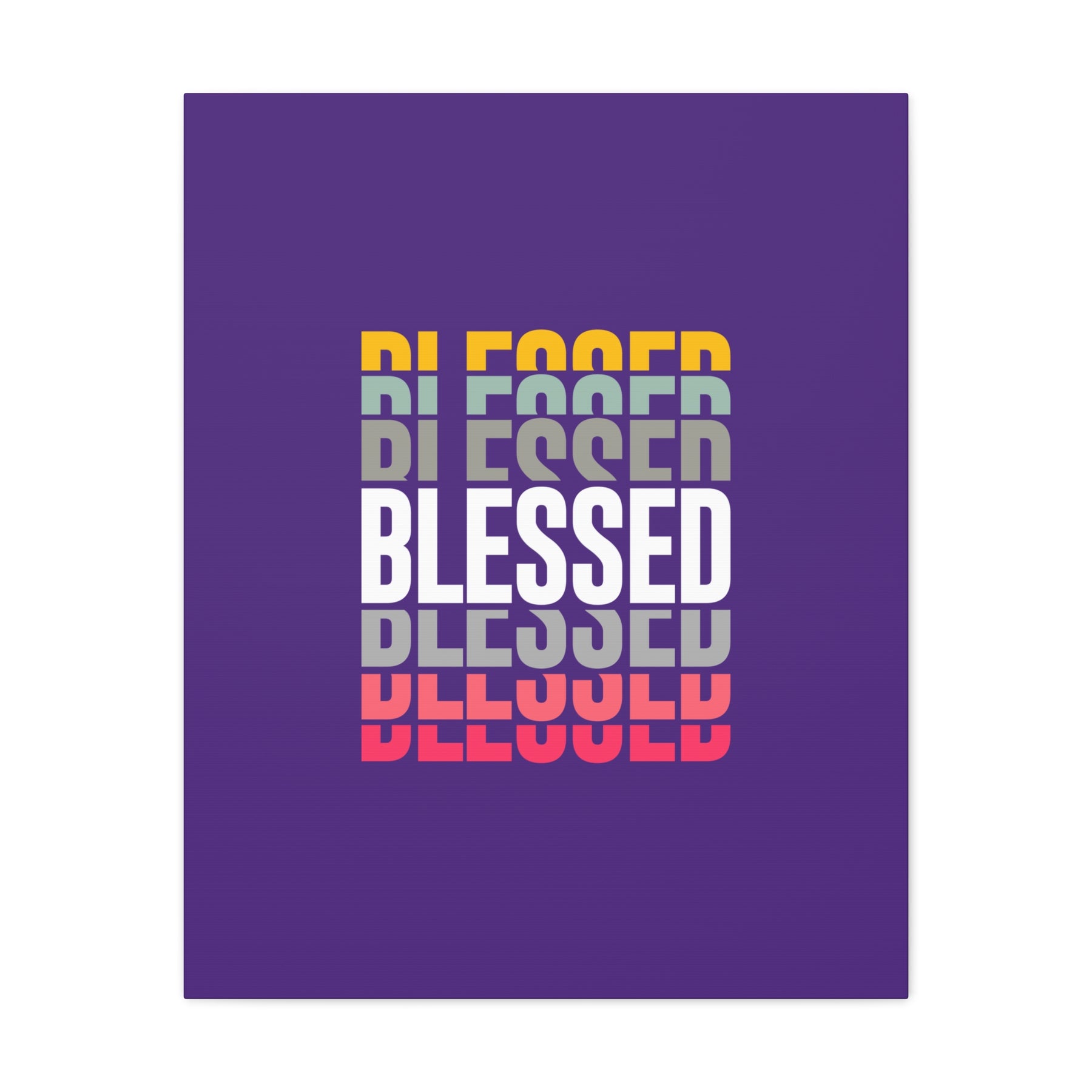 Blessed Matte Canvas, Stretched, 1.25"