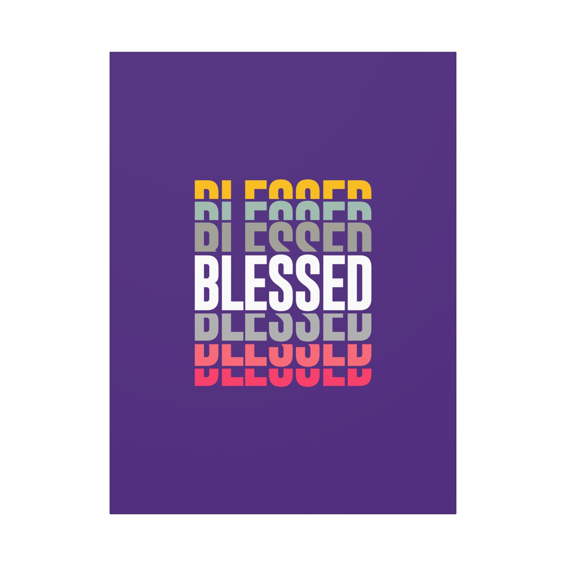 Blessed Matte Canvas, Stretched, 1.25"