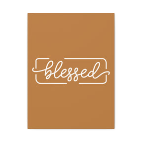 Blessed Matte Canvas, Stretched, 1.25"