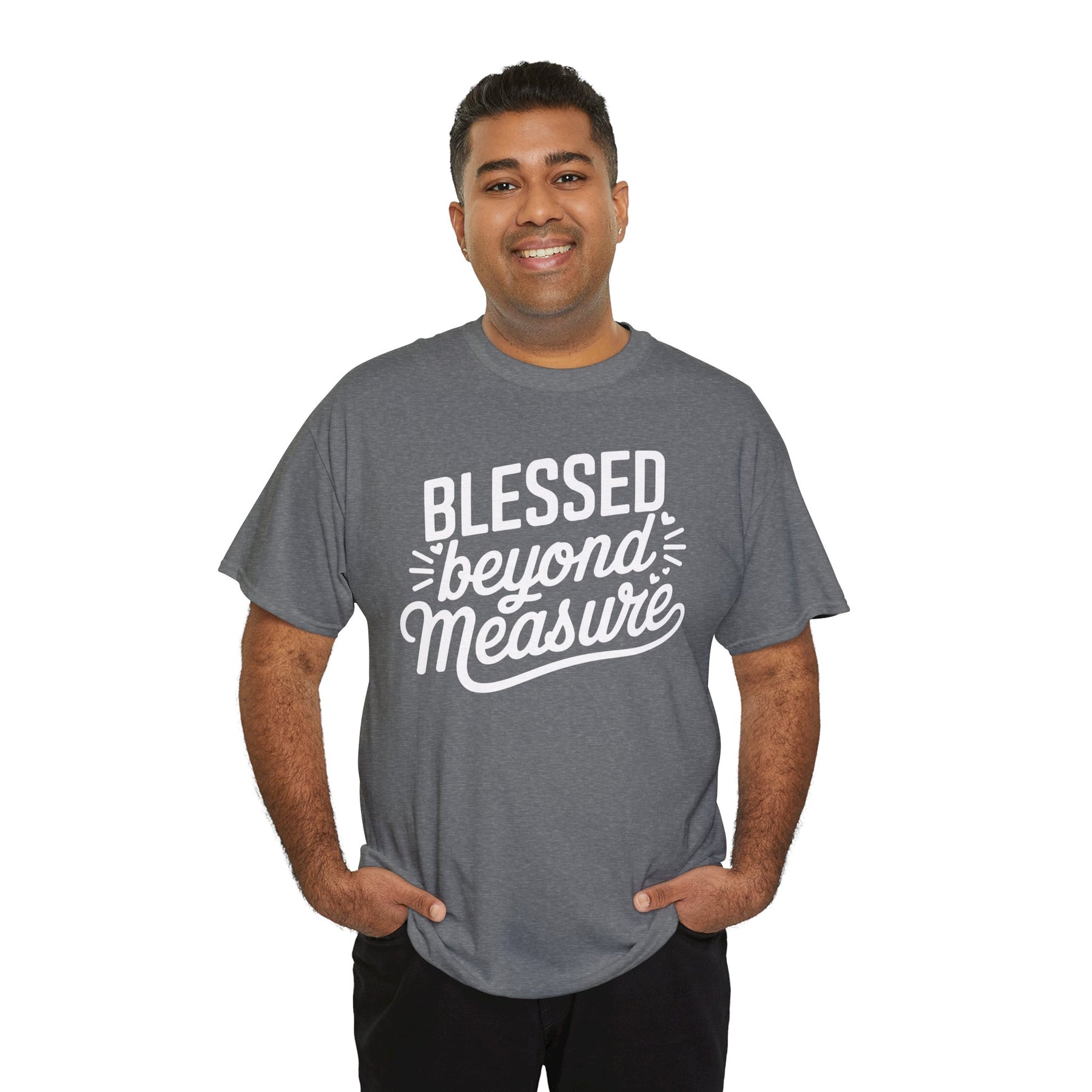 Blessed beyond measure Unisex Heavy Cotton Tee