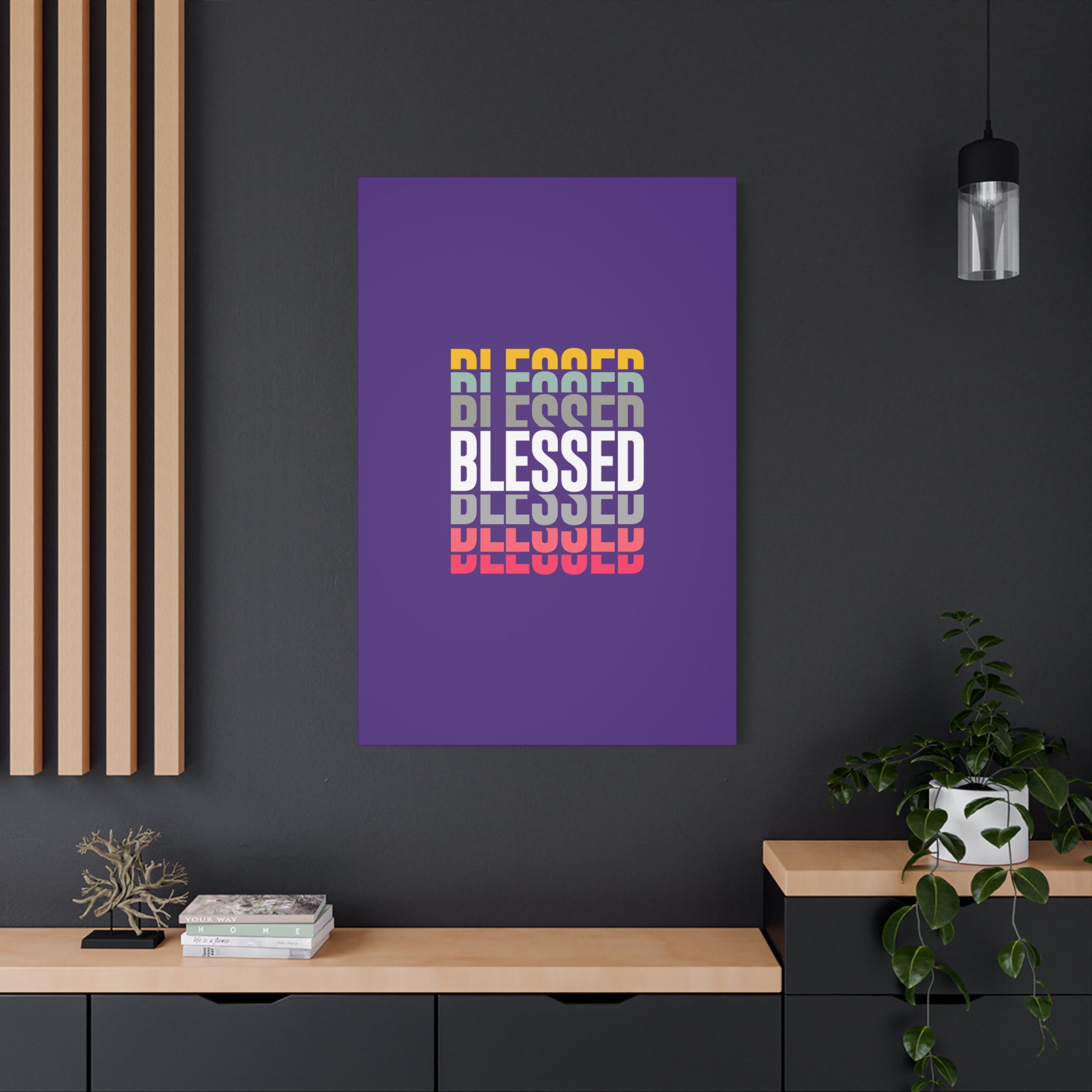 Blessed Matte Canvas, Stretched, 1.25"