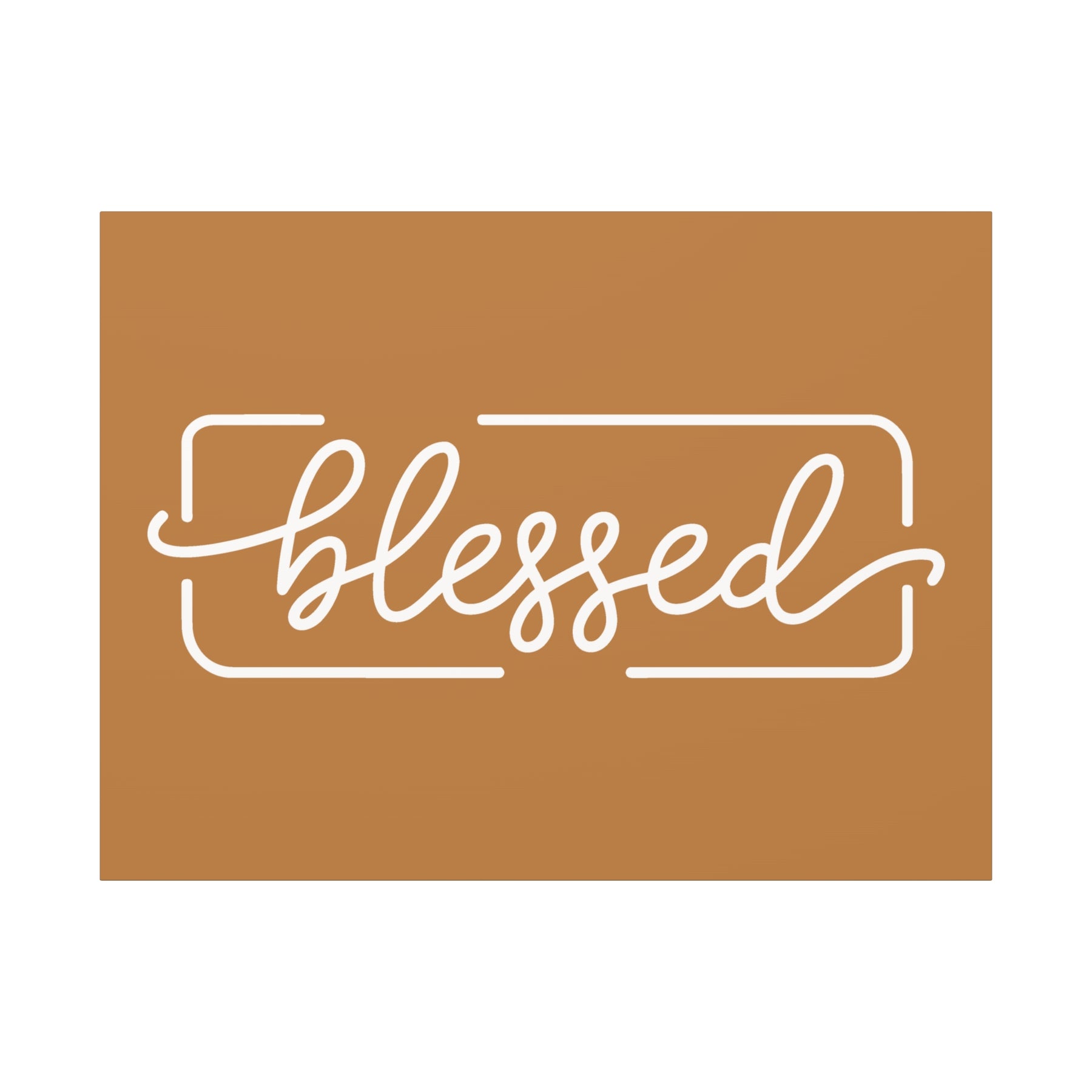 Blessed Matte Canvas, Stretched, 1.25"