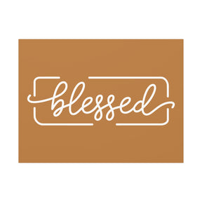 Blessed Matte Canvas, Stretched, 1.25"