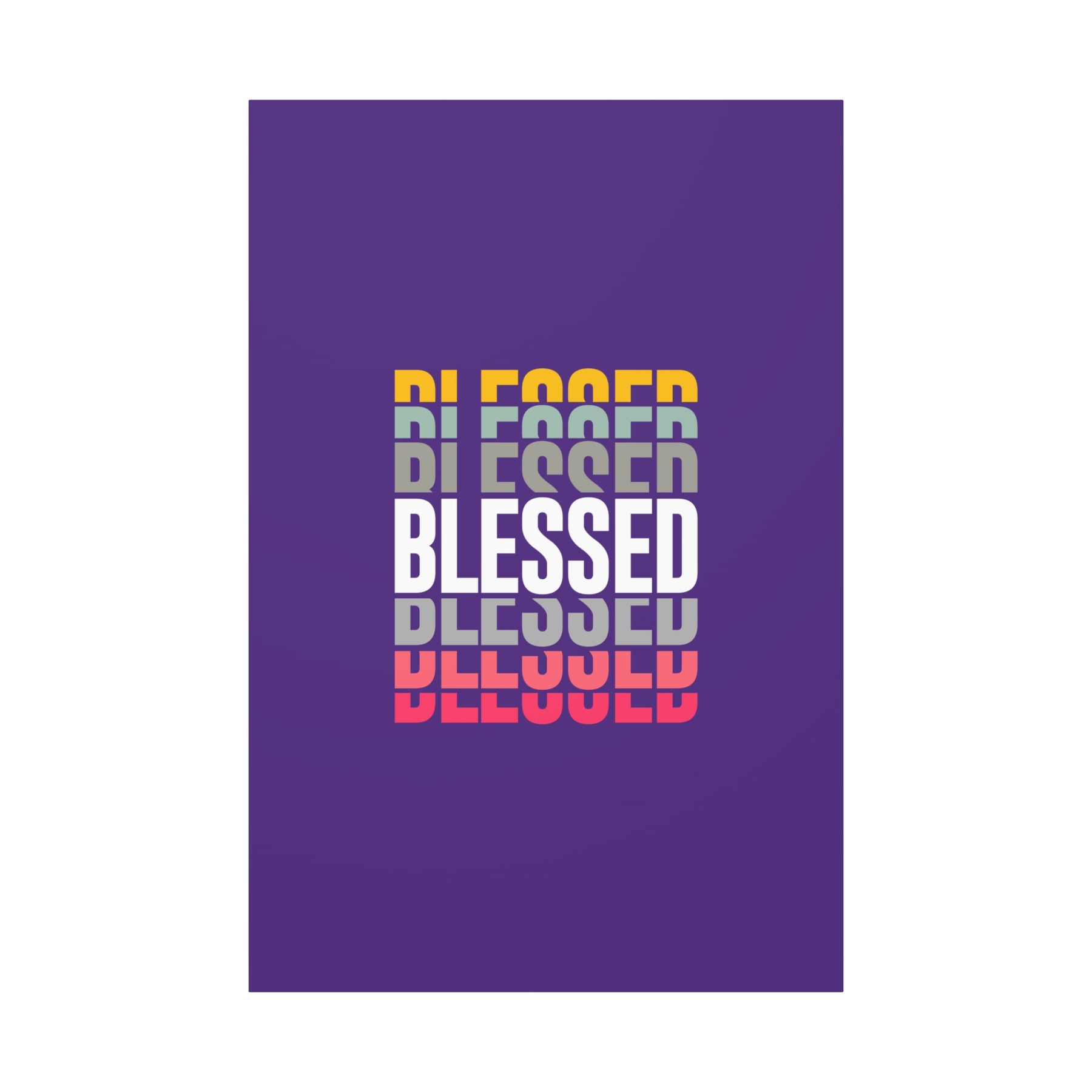 Blessed Matte Canvas, Stretched, 1.25"