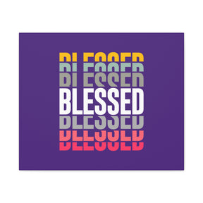 Blessed Matte Canvas, Stretched, 1.25"