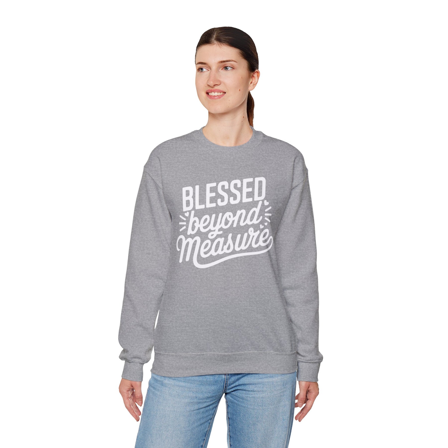 Blessed beyond Measure Unisex Heavy Blend™ Crewneck Sweatshirt