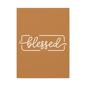 Blessed Matte Canvas, Stretched, 1.25"