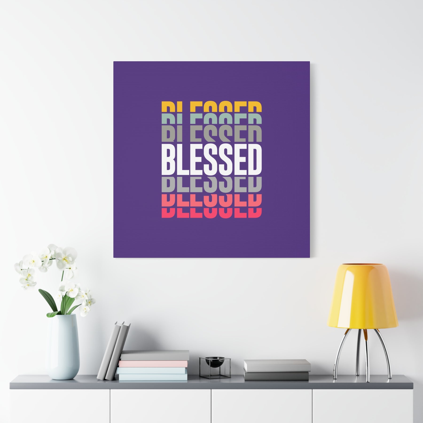 Blessed Matte Canvas, Stretched, 1.25"