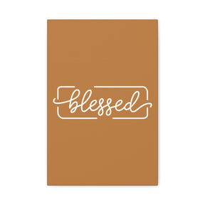 Blessed Matte Canvas, Stretched, 1.25"