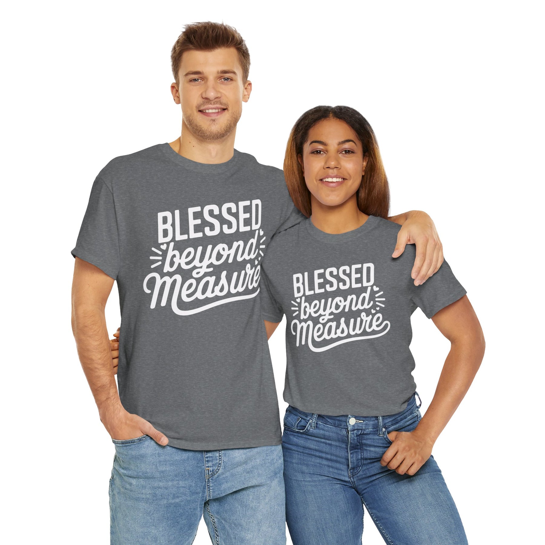 Blessed beyond measure Unisex Heavy Cotton Tee