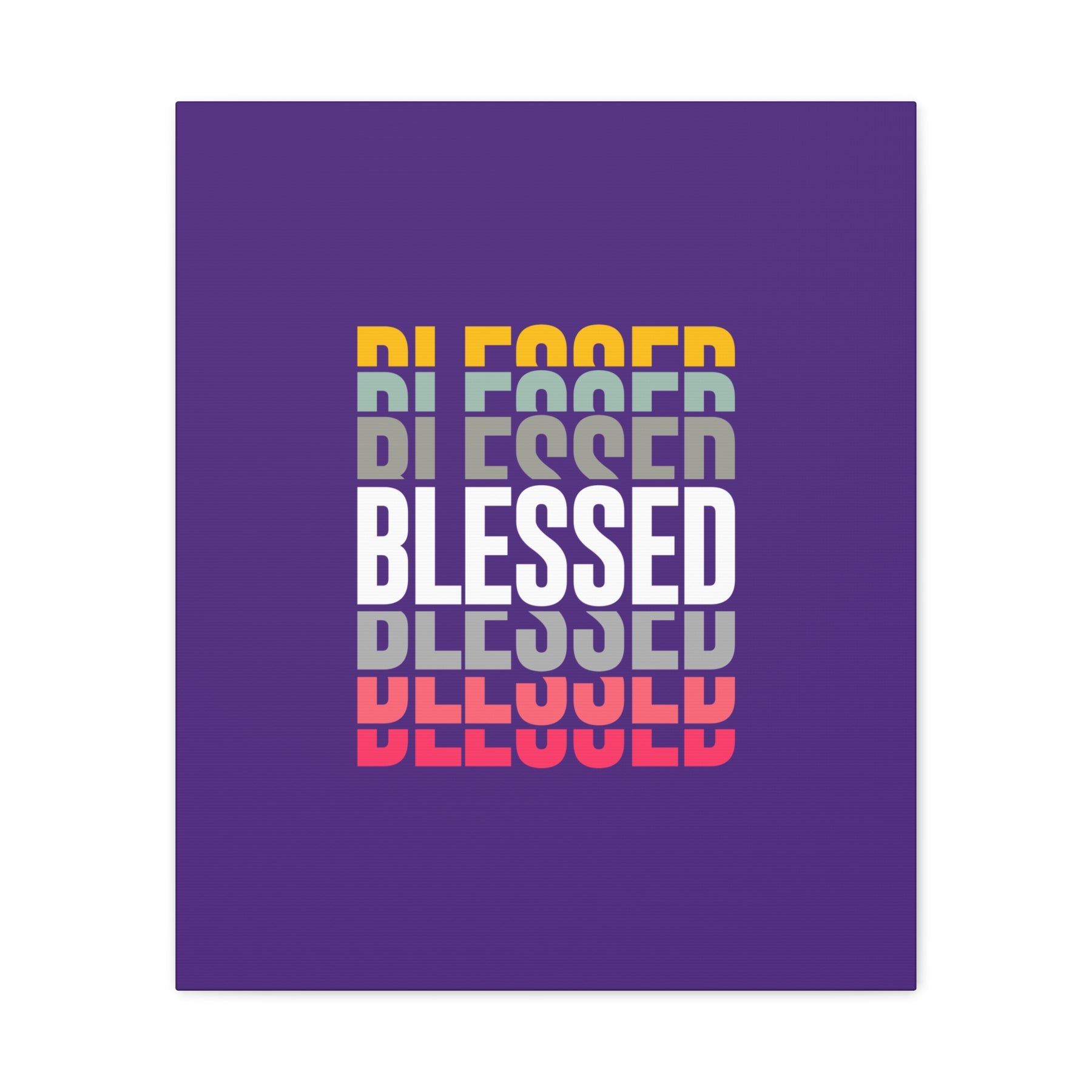 Blessed Matte Canvas, Stretched, 1.25"