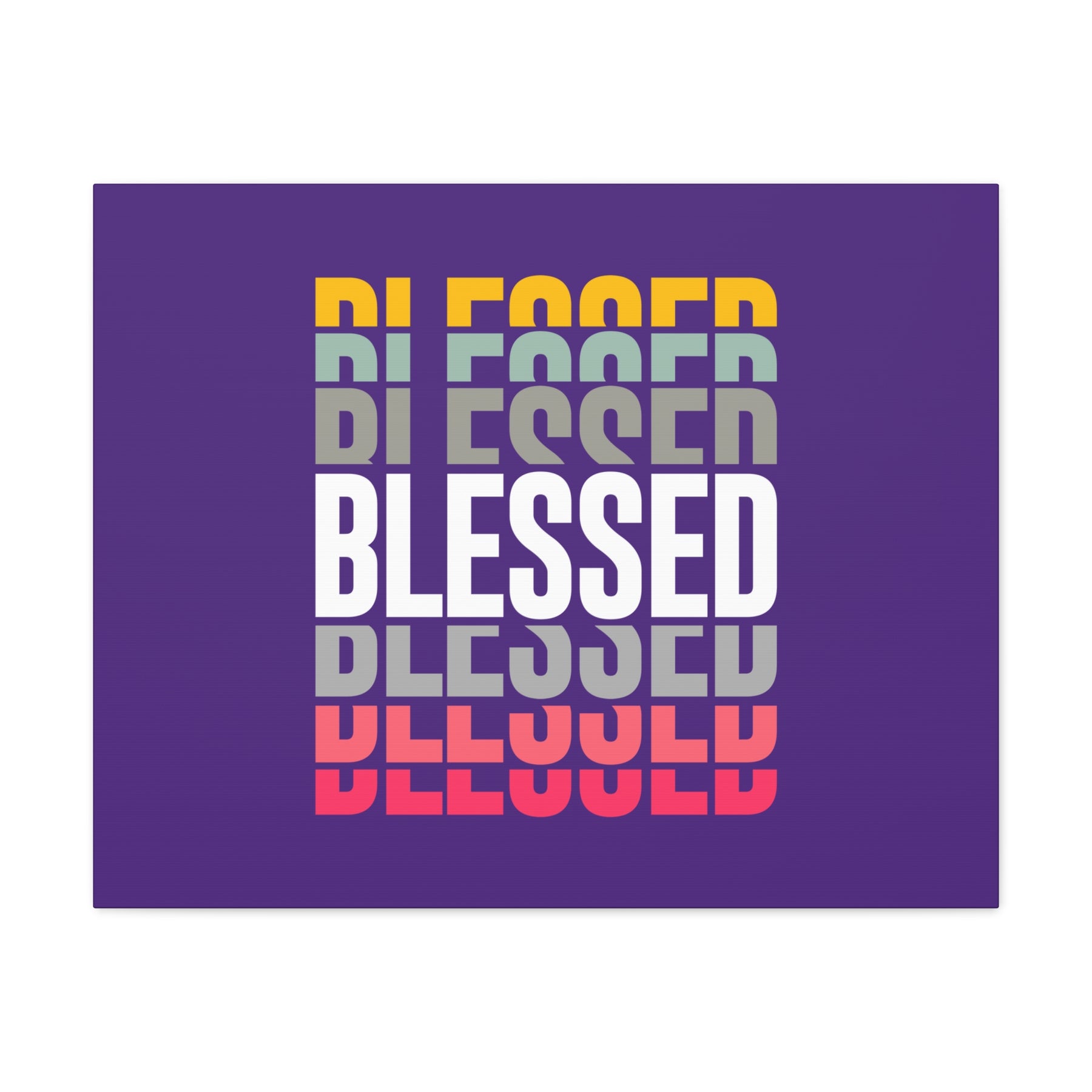 Blessed Matte Canvas, Stretched, 1.25"