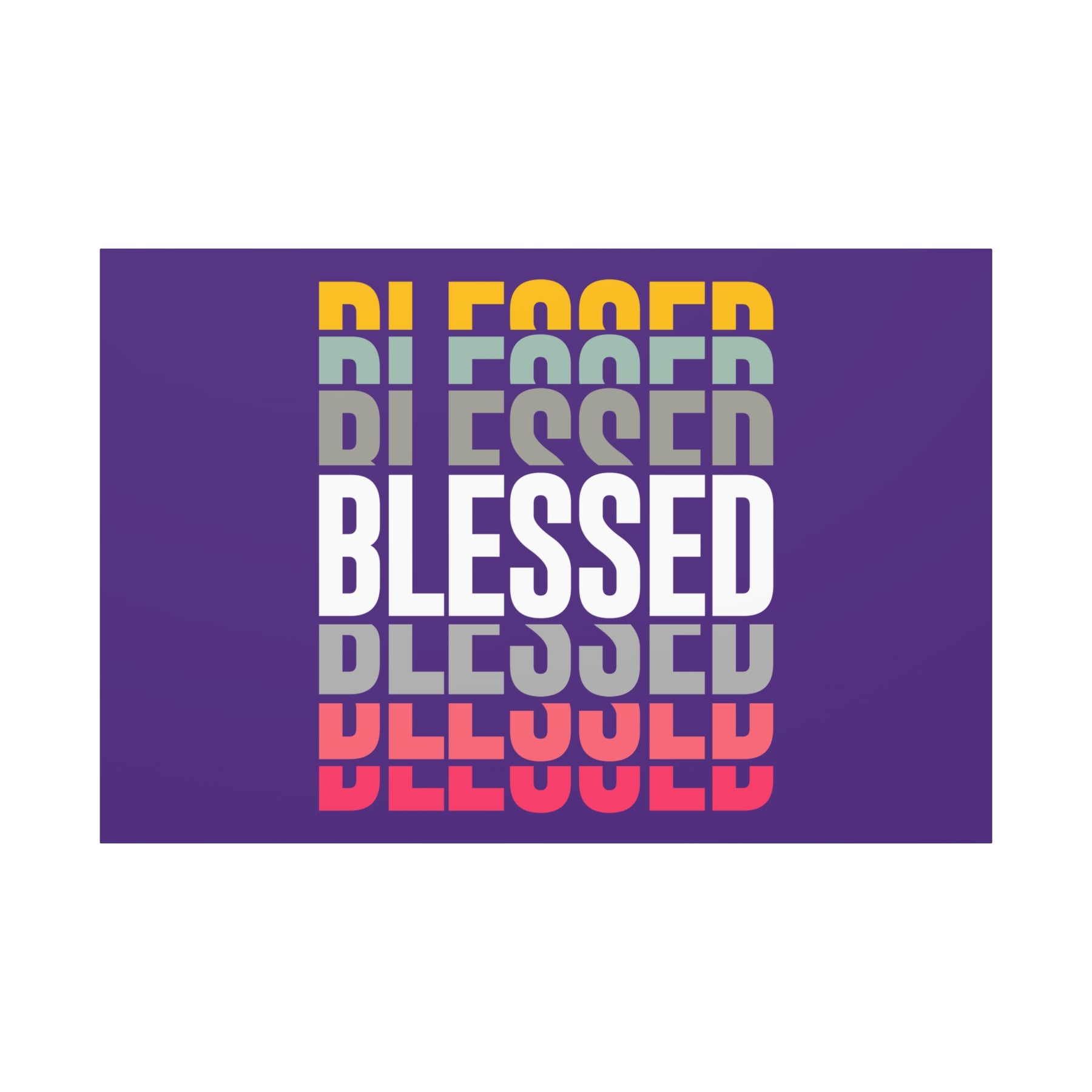 Blessed Matte Canvas, Stretched, 1.25"