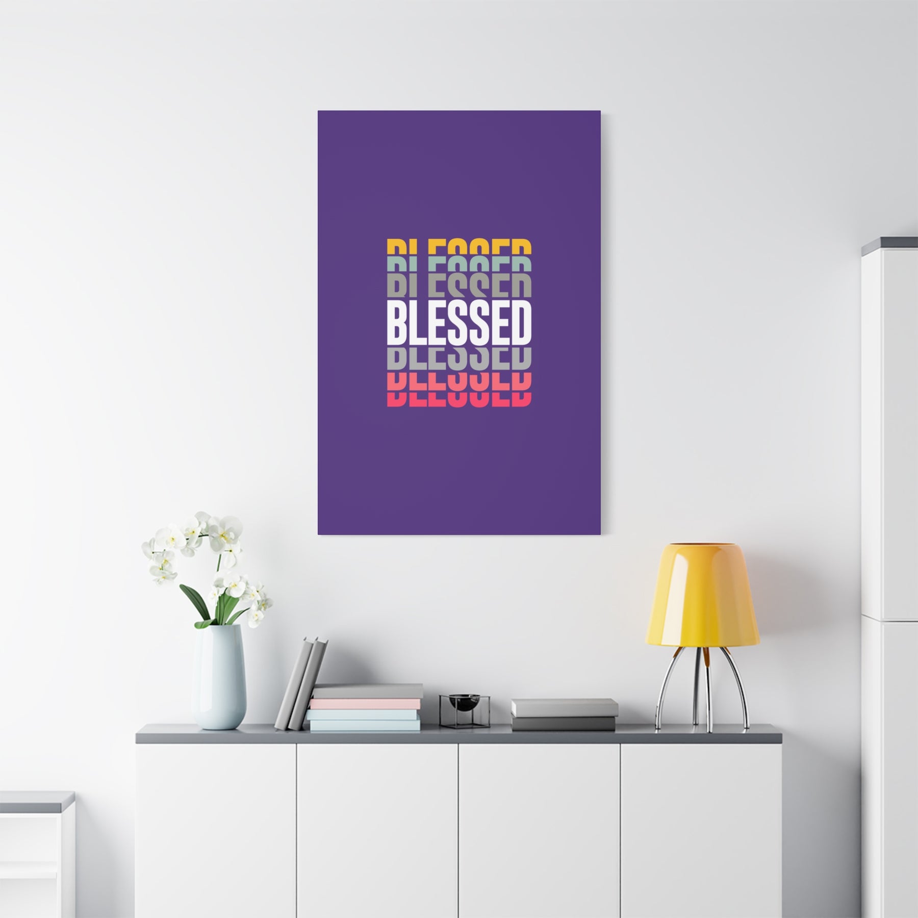 Blessed Matte Canvas, Stretched, 1.25"