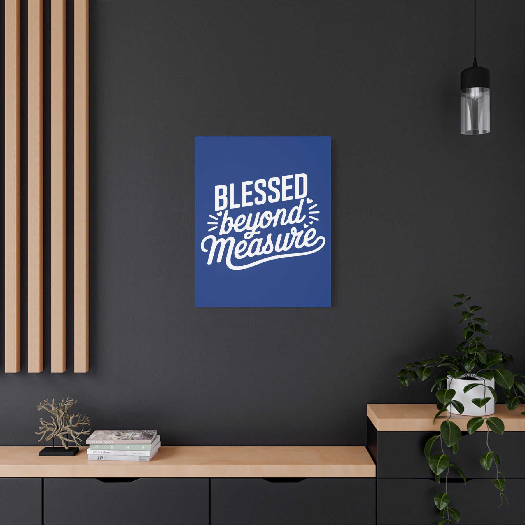 Blessed beyond Measure Matte Canvas, Stretched, 1.25"