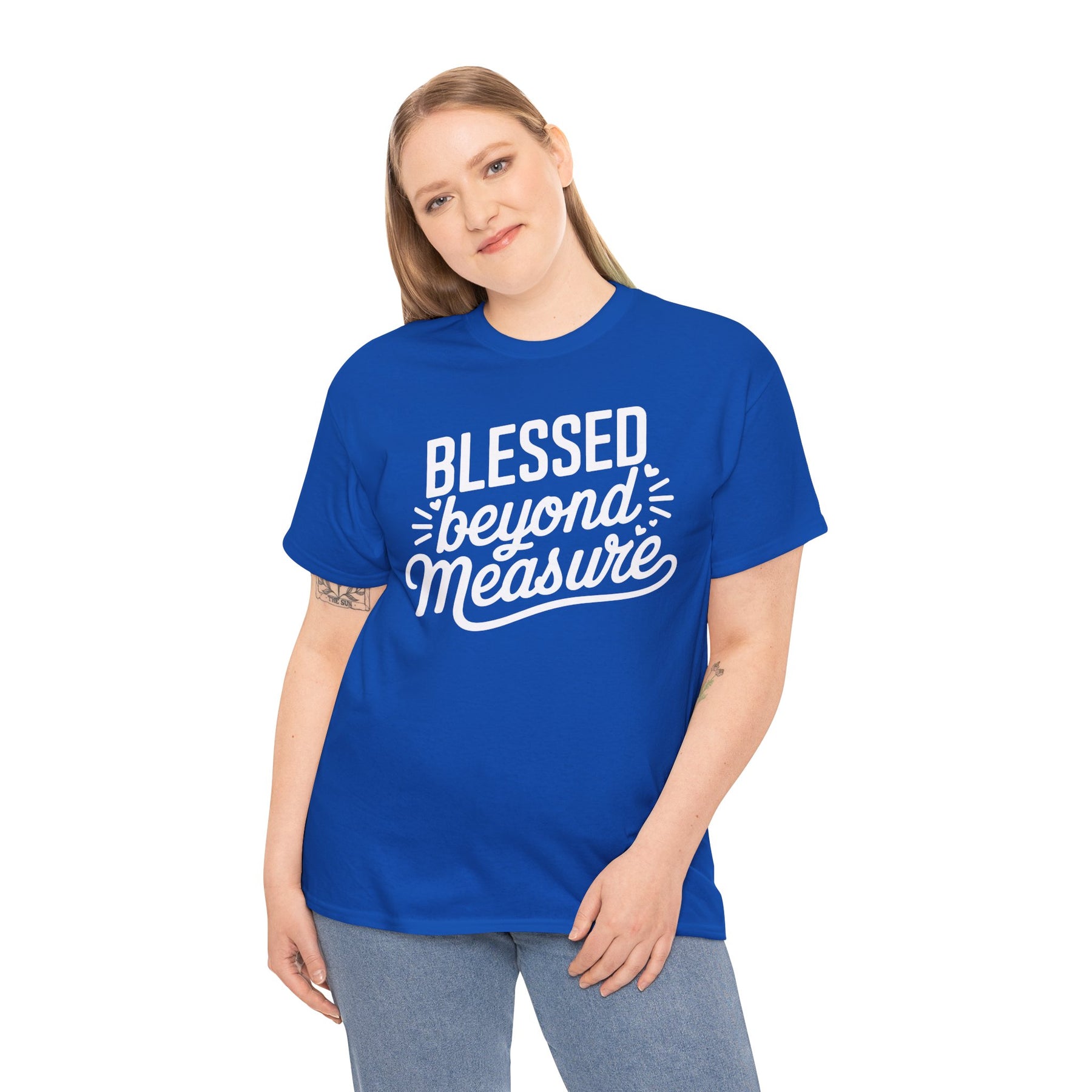 Blessed beyond measure Unisex Heavy Cotton Tee