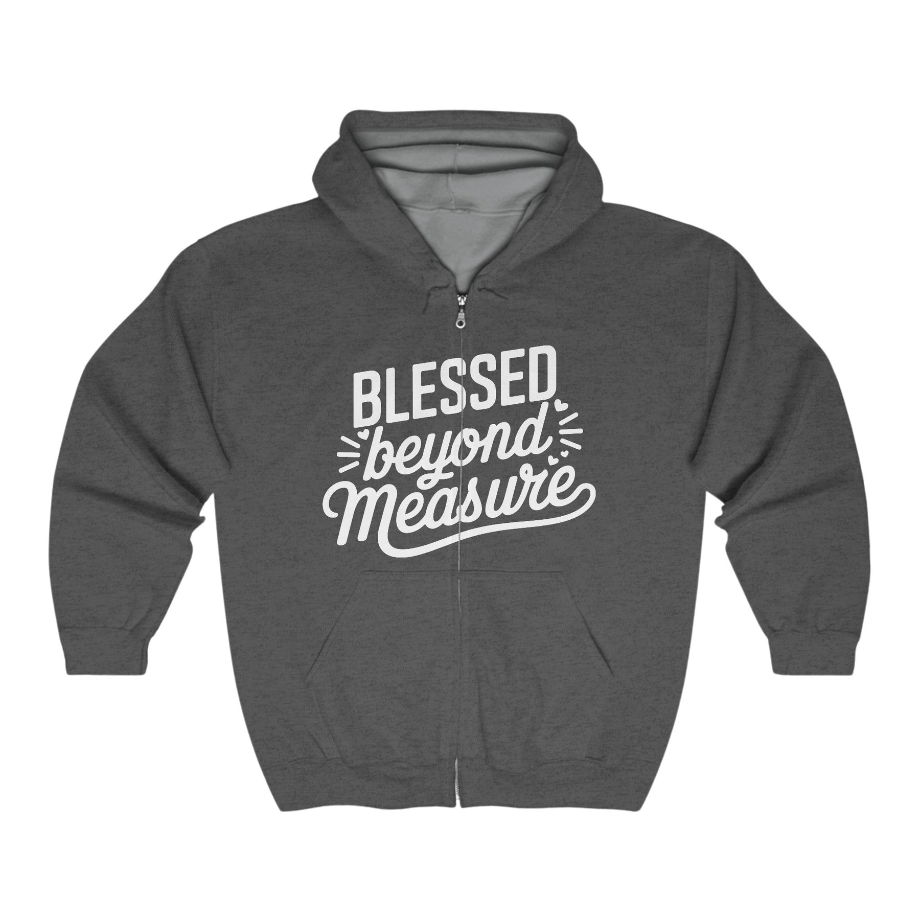 Blessed beyond Measure Unisex Heavy Blend™ Full Zip Hooded Sweatshirt