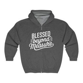 Blessed beyond Measure Unisex Heavy Blend™ Full Zip Hooded Sweatshirt