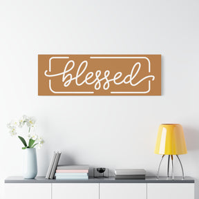 Blessed Matte Canvas, Stretched, 1.25"