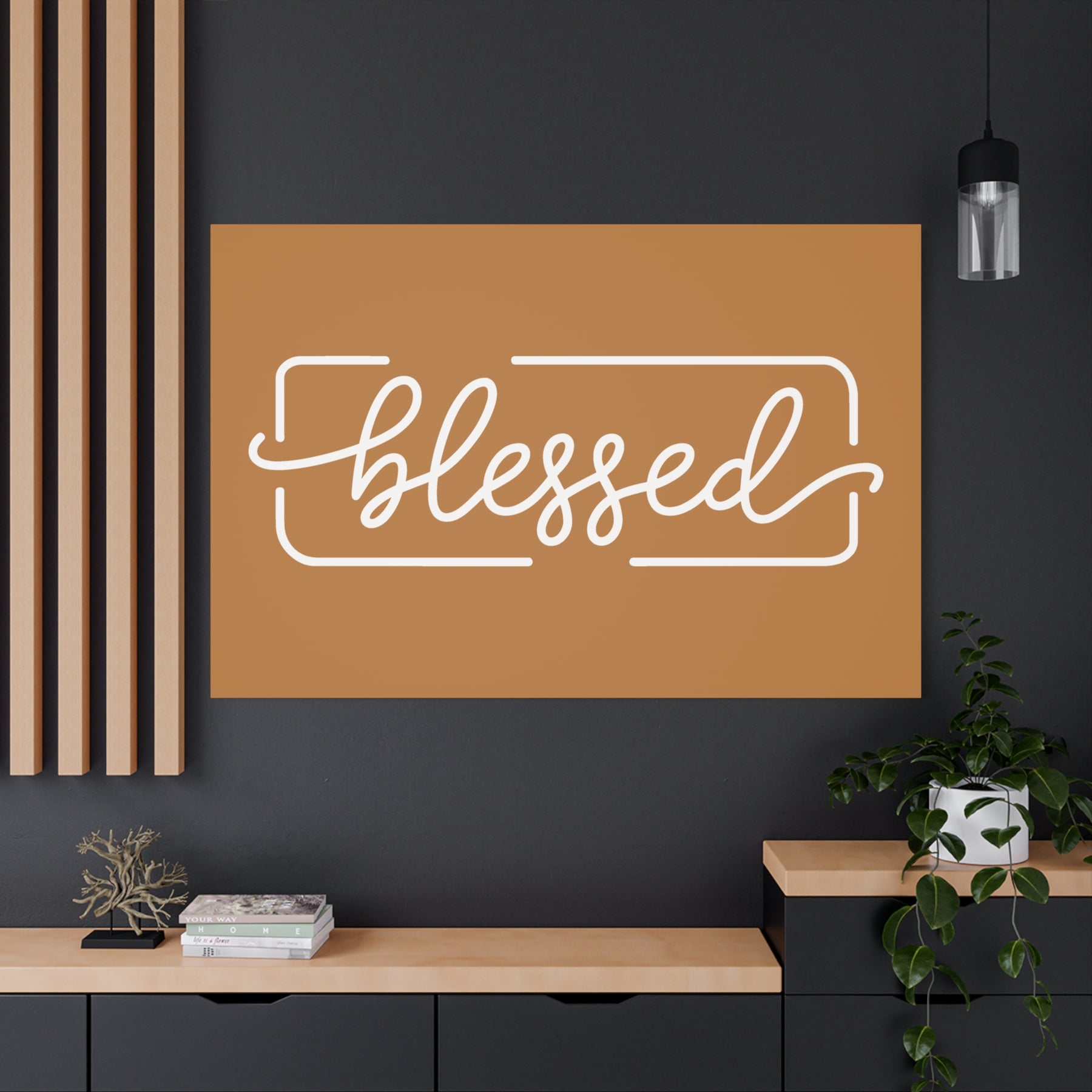 Blessed Matte Canvas, Stretched, 1.25"