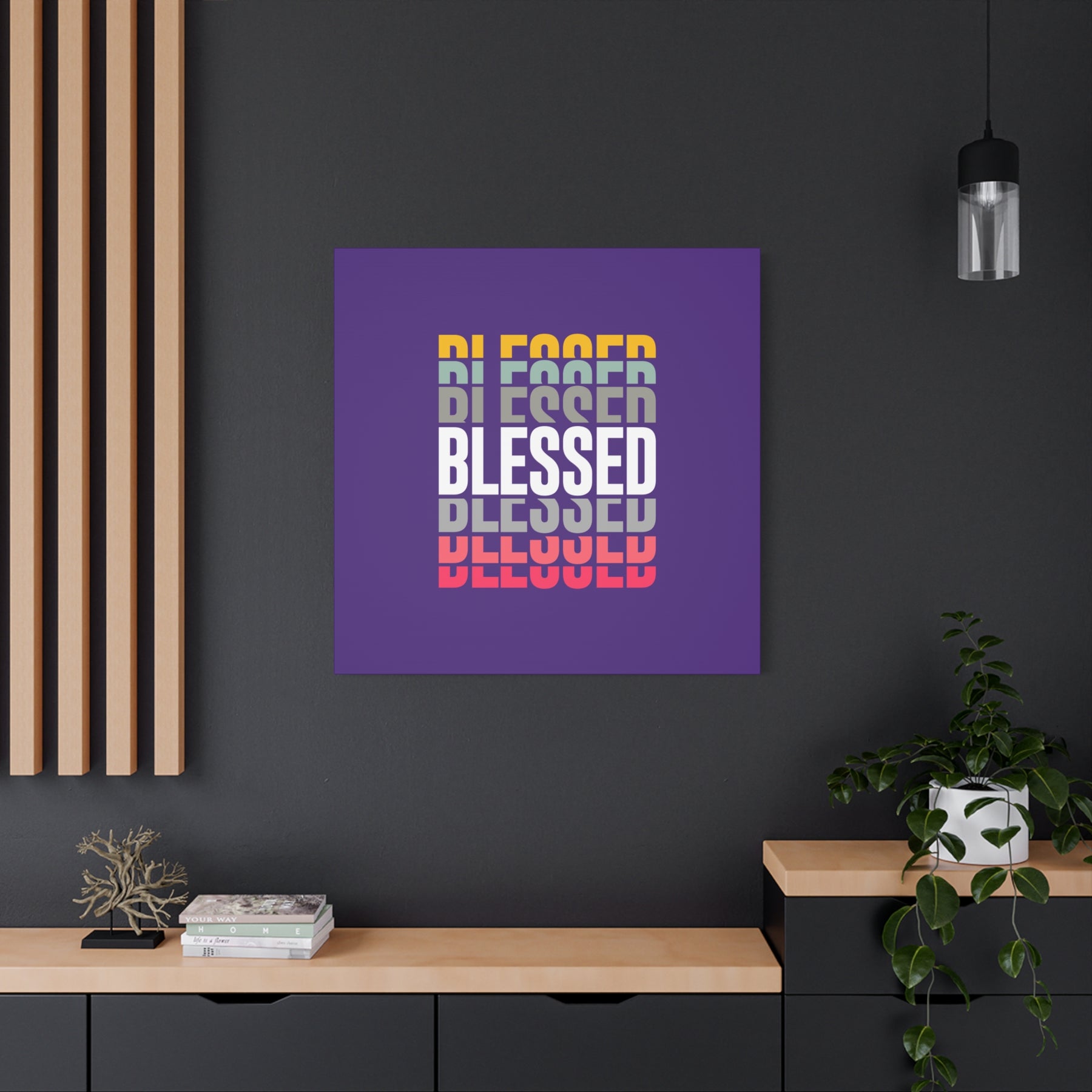 Blessed Matte Canvas, Stretched, 1.25"