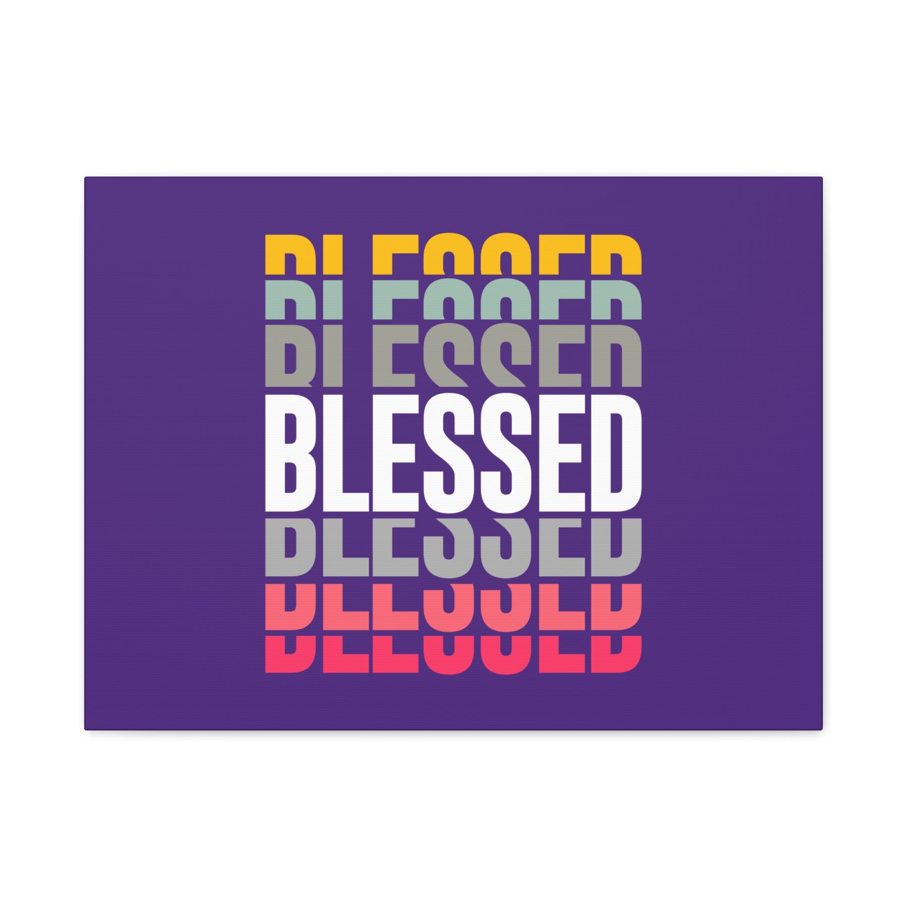 Blessed Matte Canvas, Stretched, 1.25"